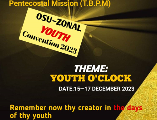 2023 Osu-Zonal Youth Convention